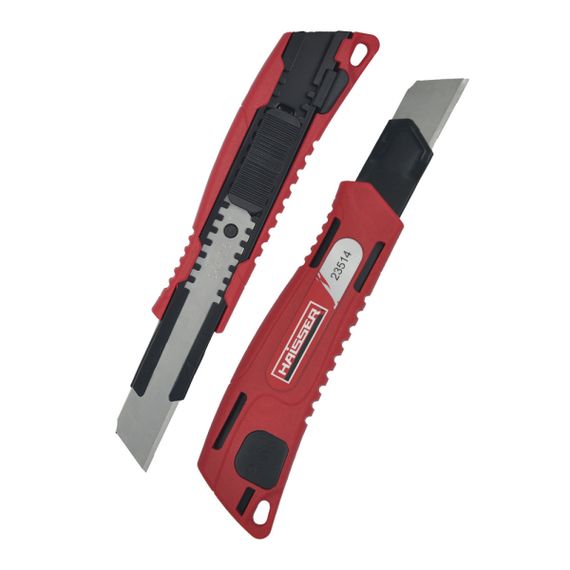 Нож пластиковый 18 мм 23514 Haisser | Зображення 1