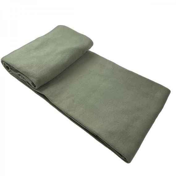 Плед флісовий Comfort ТМ Emily оливковий 150х150 см