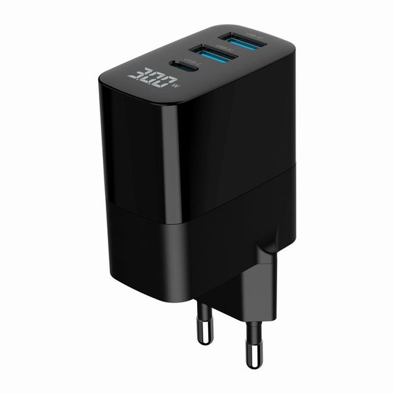 Мережевий зарядний пристрій Gembird TA-UC-PDQC30LCD-BK-02 | Зображення 5