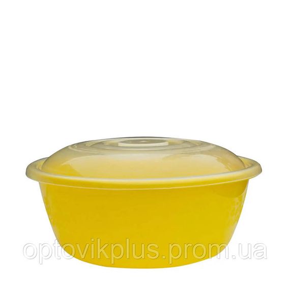 Миска пищевая 2 л с крышкой