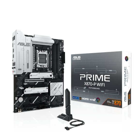Материнcька плата ASUS PRIME X870-P WIFI sAM5 X870 4xDDR5 M.2 HDMI WiFi BT ATX 90MB1IS0-M0EAY0 | Зображення 9