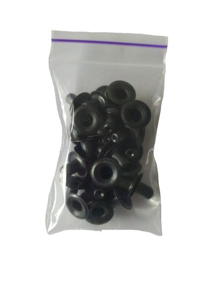 Застібка Альфа 15 мм Чорна 30 шт (213658) | Зображення 2