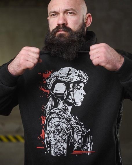 Тепла худи ghetto warrior НП4873 | Зображення 4