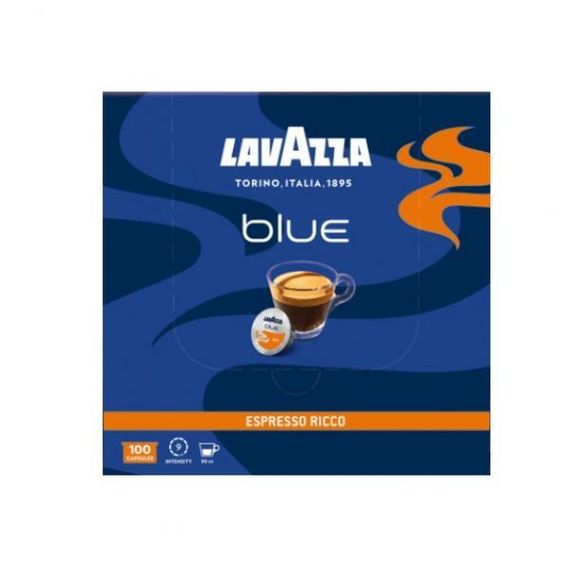 Кава в капсулах Lavazza Blue Espresso Ricco 100 шт Італія Капсули Лавацца Блю Рікко | Зображення 2