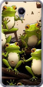 Чехол на Meizu M5 Note Жабки "5656u-447-17620"