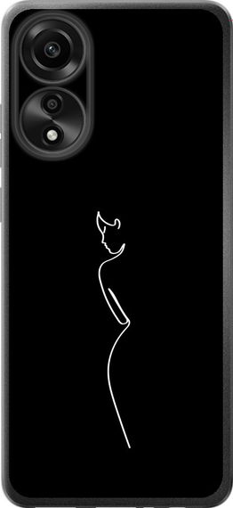 Чехол на Oppo A78 4G Силуэт1 "4590u-3142-17620"