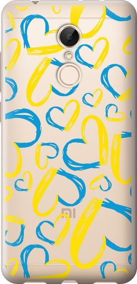 Чехол на Xiaomi Redmi 5 Сердца UA "5292u-1350-17620"