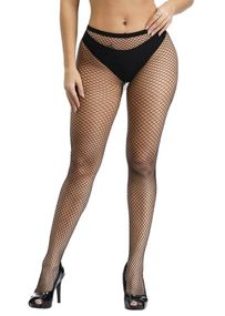 Класичні колготки-сітка JSY T-8006, Чорний, One Size, ONE SIZE