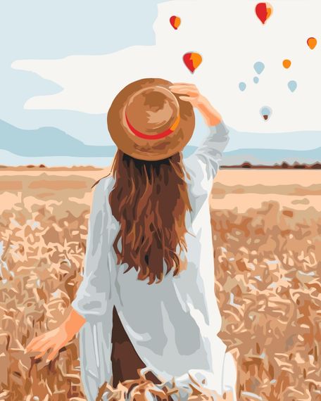 Мандрівниця в житньому полі