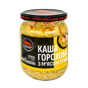 Каша гороховая с мясом птицы Тернопольский мясокомбинат 500 г