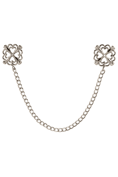 Затискачі для сосків Bad Kitty Nipple Jewellery Сріблясті One Size