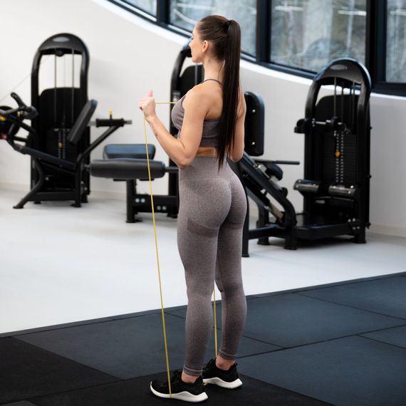 Резинка для фітнесу Gymtek 1-7кг жовта | Зображення 5