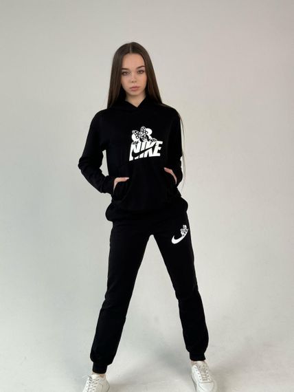 Жіночий спортивний костюм Nike чорний | Зображення 2