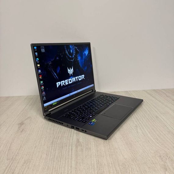 Игровой ноутбук Acer Predator Triton PT516-52s / 16" (2560x1600) IPS / Intel Core i7-12700H (14 (20) ядер по 3.5 - 4.7 GHz) / 16 GB DDR5 / 1000 GB SSD / nVidia GeForce RTX 3080 Ti, 16 GB GDDR6, 256-bit / WebCam б/у | Зображення 2
