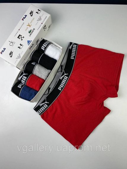Чоловічі труси Puma, чоловічі боксери Пума, бавовняні труси Пума Преміум якості | Зображення 1