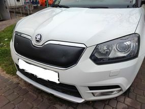 Зимова накладка на решітку (верхня, 2013-2024) Матова для Skoda Yeti рр