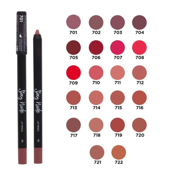 Гелевый карандаш для губ Parisa Cosmetics 722 | Зображення 1