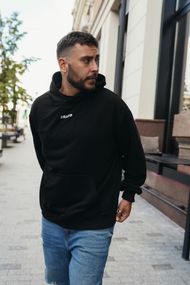 Худі з мерчем ДТФ (оверсайз)