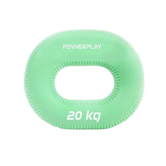 Еспандер кистьовий силіконовий PowerPlay PP-4336 Hand Grip Medium 20 кг (Зелений)
