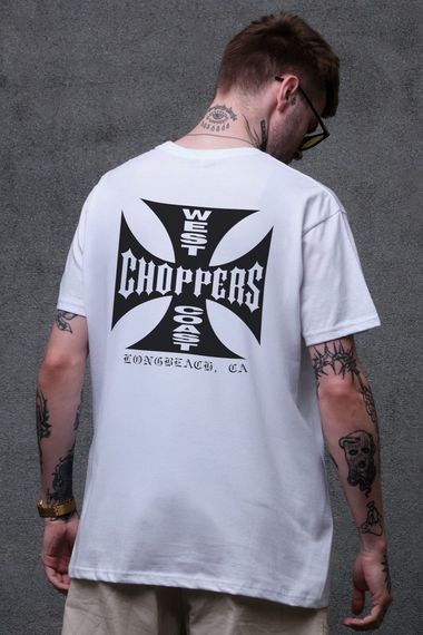 Оверсайз Футболка З Принтом Without Choppers White