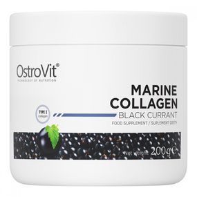 Хондропротектор (для спорту) OstroVit Collagen And Vitamin C 200 g /20 servings/ Black Currant