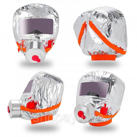 Маска протигаз, панорамний протигаз Fire mask | Зображення 3