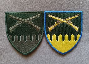 Шеврон 92 окрема механізована бригада - 2шт (кольоровий+олива)