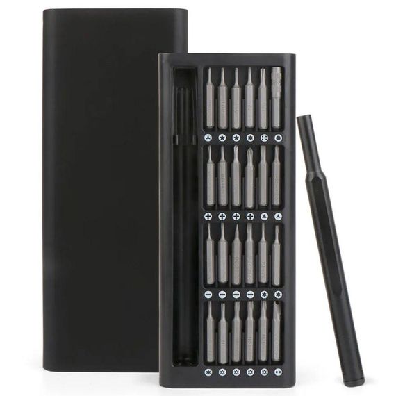 Набір магнітних викруток 24в1 в кейсі, Torx Hex Precision DIY / Магнітні біти для ремонту телефонів / Міні викрутки