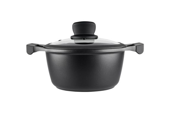 Кастрюля Vinzer Nitro Induction Line 50457, 2.5 л, 20 см, алюминиевая с крышкой и антипригарным покрытием | Зображення 1