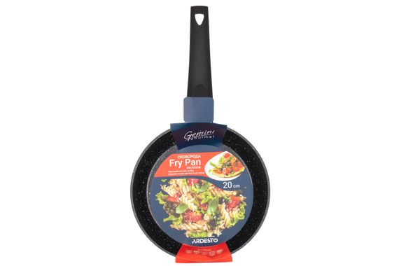 Сковорода ARDESTO Gemini Gourmet Spoleto 20 см, чорний, алюміній (AR1920GB) | Зображення 3