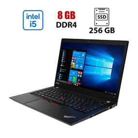 Ультрабук Lenovo ThinkPad T14 Gen 1 / 14" (1920x1080) IPS / Intel Core i5-10310U (4 (8) ядра по 1.7 - 4.4 GHz) / 8 GB DDR4 / 256 GB SSD / Intel UHD Graphics / WebCam б/в