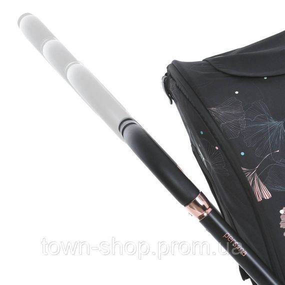 Коляска детская универсальная 2 в 1 PERSONA ME 1091-B Black Art | Зображення 7