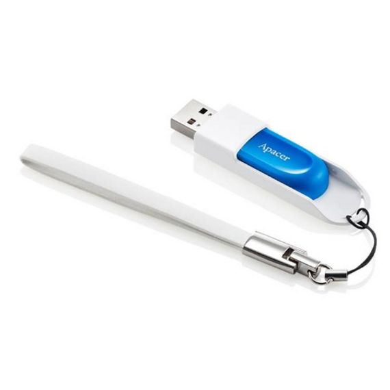 USB флеш накопичувач Apacer 64GB AH23A White USB 2.0 (AP64GAH23AW-1) | Зображення 4
