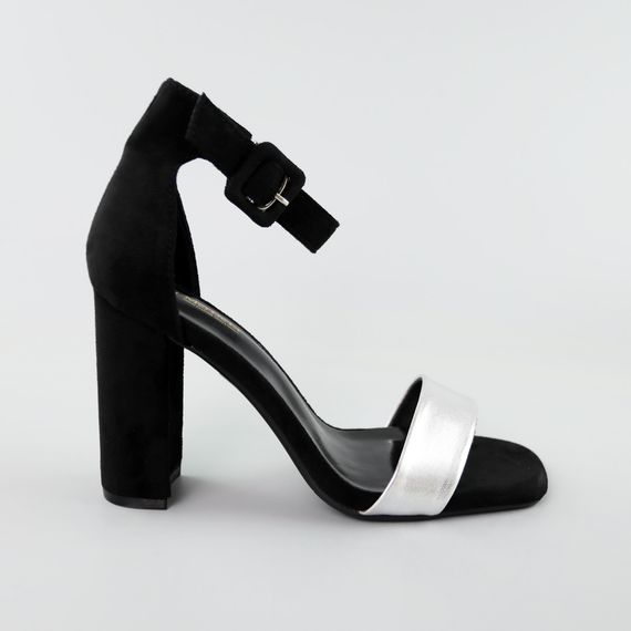 Босоніжки жіночі замшеві 589037 Чорні 36 37 38 39 40