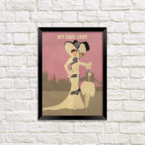 Постер у рамці My fair lady A3 (MT3_21L014_BL)