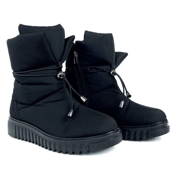 Ботинки женские утепленные черные 41 размер (4412) VU-37