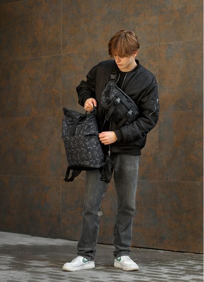 Чоловіча сумка бананка Sambag Dynamicdart чорна 38 × 21 × 7 см (80411702m) | Зображення 6