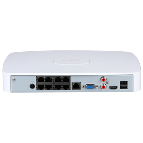8-канальный AI сетевой POE видеорегистратор распознаванием лиц DHI-NVR2108-8P-I2