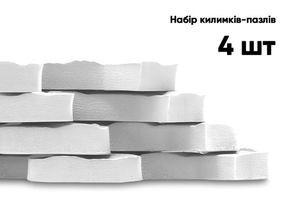 Мат-пазл EasyFit SwallowTail EVA 120х120х1 см татамі ластівчин хвіст Білий (EF-1950-W) | Зображення 3