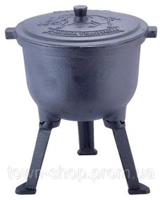 Казан чугунный Kamille Camping 7л, на ножках KM-4801V