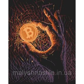 Картина за номерами "Біткоін" 16513-AC 40х50 см