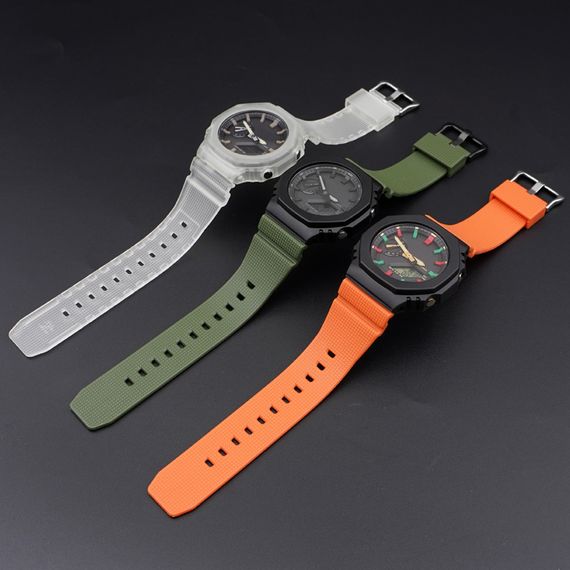 Ремінець для Casio G-Shock GM-2100 B Army Green BK | Зображення 6