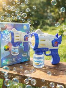 Пистолет для мыльных пузырей автоматический Bubble Gun