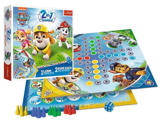 Настільна гра Ludo. Paw Patrol: Pups Race (Лудо. Щенячий Патруль: Собачі Перегони) | Зображення 1