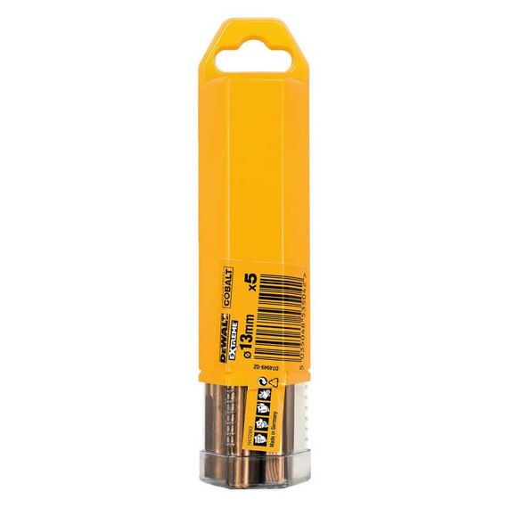 Свердло по металу 13мм EXTREME INDUSTRIAL COBALT 10шт DeWALT DT4949