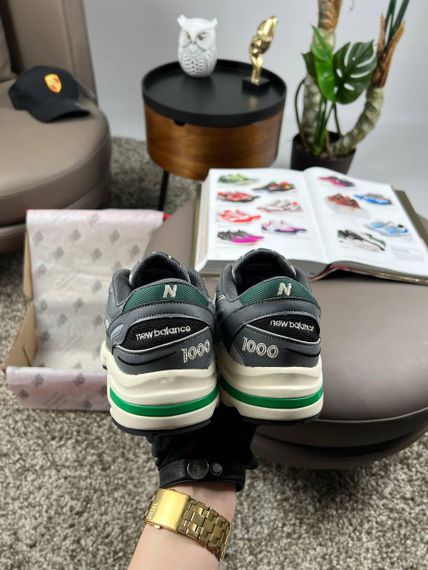 Мужские кроссовки New 1000 Grey White Green весна / літо / осінь A3628 45 28,5-29 см | Зображення 1