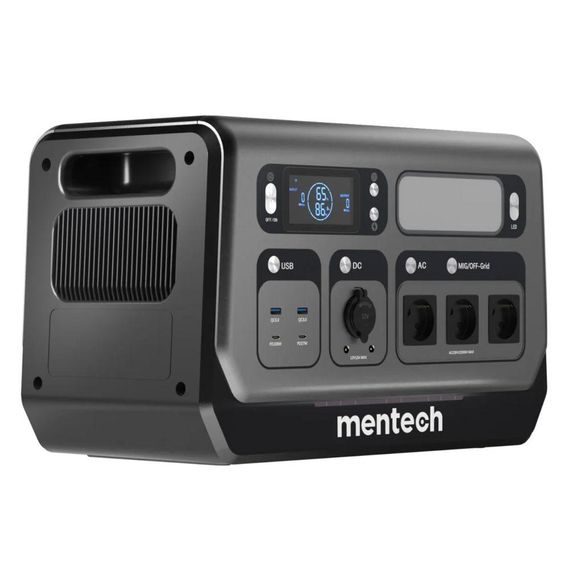Зарядна Станція Power Station Mentech BP2200 Balcony, 2200W, 2048Wh, LiFePo4 03BD | Зображення 1