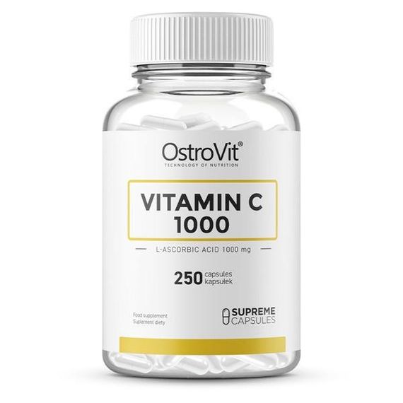 Витамин C для спорта OstroVit Vitamin C 1000 250 Caps