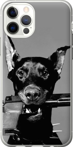 Чехол на iPhone 12 Доберман "2745u-2053-17620"