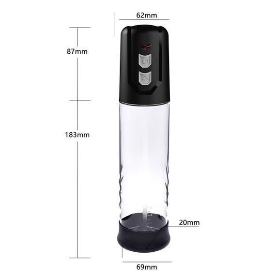 Автоматична вакуумна помпа CANWIN Penis Pump - P402A Sex Aura | Зображення 5